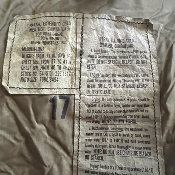 Authentic Marine Corps Goretex Jacket in Woodland - Picture 5 of 5